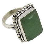 Load image into Gallery viewer, 925 Silver Jade Ring for Women | Gemstone Jewelry