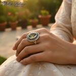 Load image into Gallery viewer, 925 Silver Peridot Gemstone Ring for Women | Gift Jewelry