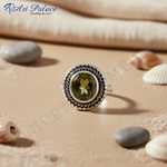 Load image into Gallery viewer, 925 Silver Peridot Gemstone Ring for Women | Gift Jewelry