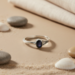 Load image into Gallery viewer, 925 Silver Black Gemstone Ring for Women | Gift Jewelry