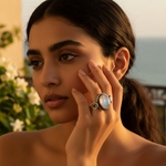 将图像加载到图库查看器中, 925 Silver Moonstone Ring for Women | Gift Jewelry
