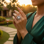 Load image into Gallery viewer, 925 Silver Round Cubic Zirconia Ring for Women | Gift Jewelry