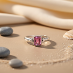 Load image into Gallery viewer, 925 Silver Pink Topaz Ring for Women | Gemstone Jewelry