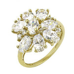 将图像加载到图库查看器中, gold plating Ring with White Cubic Zirconia | Women's Ring | Gift