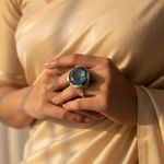 Load image into Gallery viewer, 925 Silver Labradorite Gemstone Ring for Women | Gift Jewelry