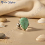Load image into Gallery viewer, 925 Sterling Silver Turquoise Ring for Women | Statement Jewelry