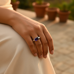 Load image into Gallery viewer, 925 Silver Amethyst Ring for Women | Gemstone Jewelry Gift
