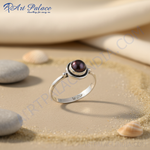 Load image into Gallery viewer, 925 Silver Garnet Ring for Women | Gemstone Jewelry Gift
