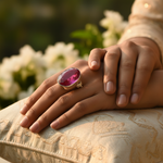 Load image into Gallery viewer, Silver Ruby Ring for Women | Gemstone Jewelry