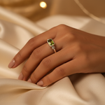 Load image into Gallery viewer, 925 Silver Peridot Ring for Women | Gemstone Jewelry