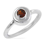 将图像加载到图库查看器中, 925 Silver Garnet Ring for Women | Gemstone Jewelry