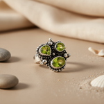 Load image into Gallery viewer, 925 Silver Peridot Ring for Women | Gemstone Jewelry