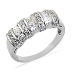 将图像加载到图库查看器中, Silver Cubic Zirconia Ring for Women | Wedding Jewelry