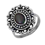 将图像加载到图库查看器中, 925 Silver Black Onyx Ring for Women | Gemstone Jewelry