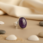 将图像加载到图库查看器中, 925 Silver Amethyst Ring for Women | Gemstone Jewelry