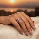 将图像加载到图库查看器中, 925 Silver Amethyst Ring for Women | Gemstone Jewelry