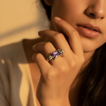 将图像加载到图库查看器中, 925 Silver Amethyst Ring for Women | Gemstone Jewelry