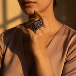 Load image into Gallery viewer, 925 Silver Garnet Ring for Women | Statement Jewelry Gift