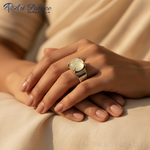 Load image into Gallery viewer, Silver Ring with Yellow Gemstone | Women's Ring | Gift for Her