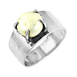 Load image into Gallery viewer, Silver Ring with Yellow Gemstone | Women's Ring | Gift for Her