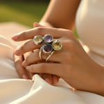 Load image into Gallery viewer, 925 Sterling Silver Gemstone Ring | Women's Fashion Jewelry