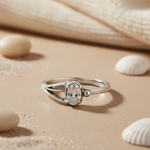将图像加载到图库查看器中, 925 Silver Oval Cut Ring for Women | Gift for Her