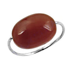 将图像加载到图库查看器中, Silver Carnelian Ring for Women | Gemstone Jewelry
