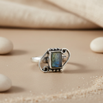 将图像加载到图库查看器中, 925 Sterling Silver Labradorite Ring for Women | Gift Jewelry