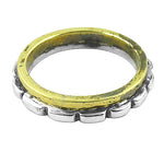 将图像加载到图库查看器中, Silver and gold plating Spinner Ring for Women | Anxiety Relief Ring