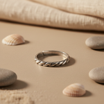 将图像加载到图库查看器中, 925 Silver Twisted Rope Ring | For Women | Daily Wear
