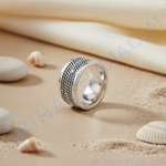 Load image into Gallery viewer, 925 Sterling Silver Textured Ring for Women | Gift Jewelry