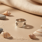 Load image into Gallery viewer, 925 Silver Star Cutout Ring for Women | Statement Jewelry