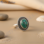 Load image into Gallery viewer, 925 Sterling Silver Turquoise Ring for Women | Gemstone Jewelry