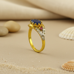 Load image into Gallery viewer, gold plating Sapphire Ruby Ring for Women | Gemstone Jewelry