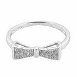 将图像加载到图库查看器中, 925 Silver Bow Ring for Women | Dainty Minimalist Jewelry
