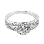 将图像加载到图库查看器中, Silver Diamond Ring for Women | Engagement Ring | Gift