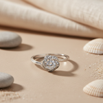 将图像加载到图库查看器中, Silver Diamond Ring for Women | Engagement | Gift