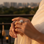 将图像加载到图库查看器中, 925 Silver Cubic Zirconia Flower Ring for Women | Gift Jewelry