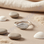 Load image into Gallery viewer, 925 Sterling Silver Pave Ring for Women | Gift Jewelry