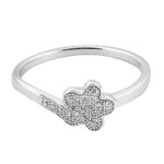将图像加载到图库查看器中, Silver Flower Ring for Women | Cubic Zirconia | Daily Wear