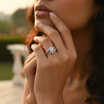 将图像加载到图库查看器中, Silver Diamond Ring for Women | Wedding Ring | Gift