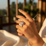 将图像加载到图库查看器中, 925 Silver Cubic Zirconia Ring for Women | Gift Jewelry