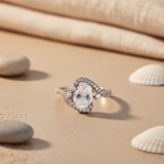 将图像加载到图库查看器中, 925 Silver Cubic Zirconia Ring for Women | Gift Jewelry