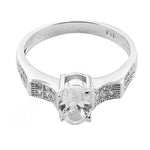 Load image into Gallery viewer, 925 Silver Oval Cut Ring | Women's Engagement Ring