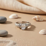 将图像加载到图库查看器中, Silver Oval Cut Cubic Zirconia Ring for Women | Gift Jewelry