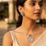 Load image into Gallery viewer, Silver Crystal Pendant and Earrings Set | Women's Jewelry Gift