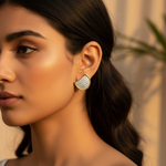 Load image into Gallery viewer, gold plating Crystal Stud Earrings | Women's Fashion Jewelry