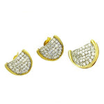 Load image into Gallery viewer, gold plating Crystal Stud Earrings | Women's Fashion Jewelry