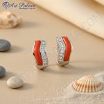 Load image into Gallery viewer, Silver Coral Gemstone Jewelry Set | Women's Gift | Art Palace