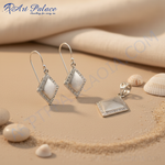 Load image into Gallery viewer, 925 Silver Diamond Shape Jewelry Set | Earrings & Pendant | Gift
